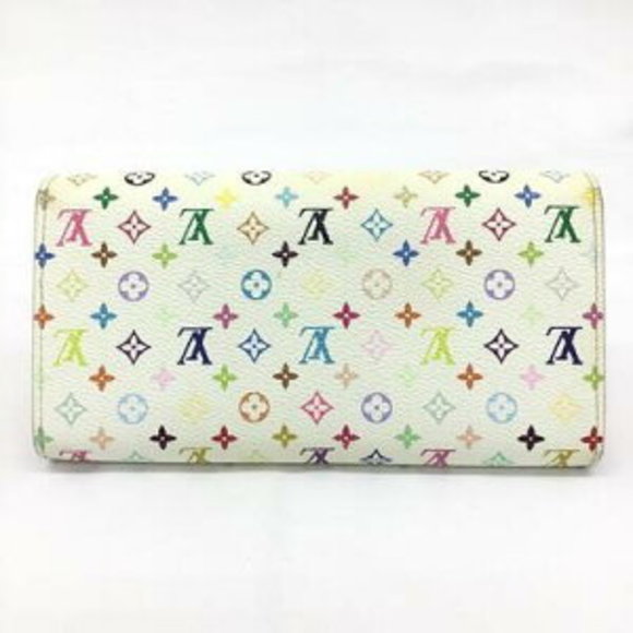 Louis Vuitton Pochette Long Porte Wallet Monnaie Multicolor - Picture 1 of 7